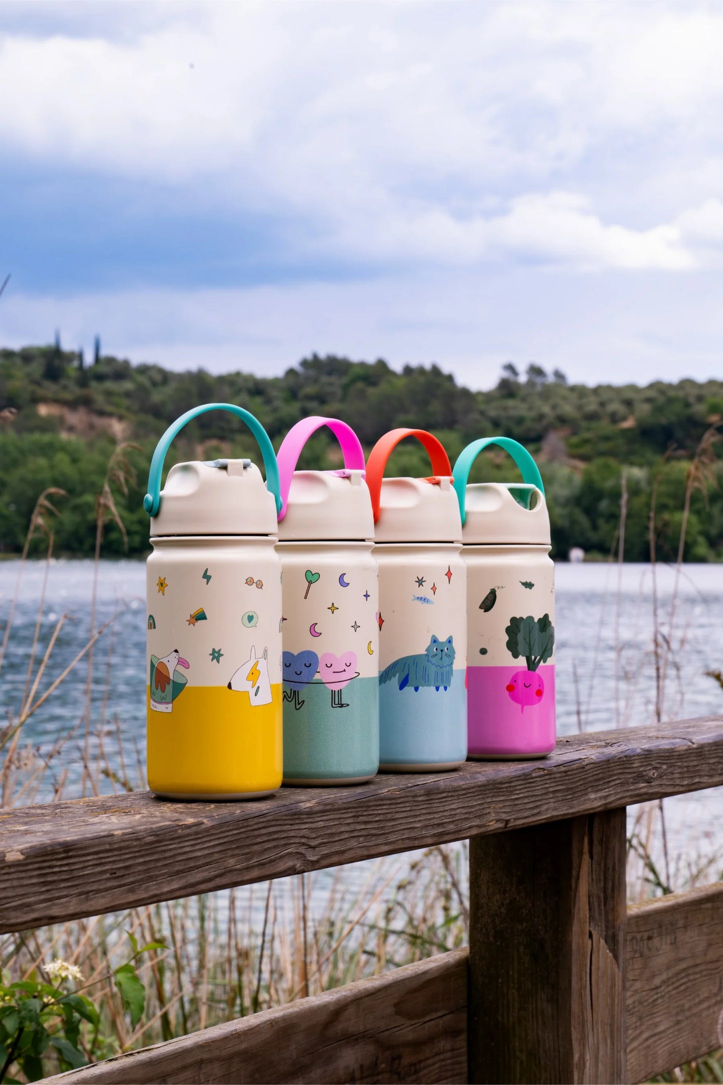 The Cotton Cloud - RVS Drinkfles - Veggie Pals