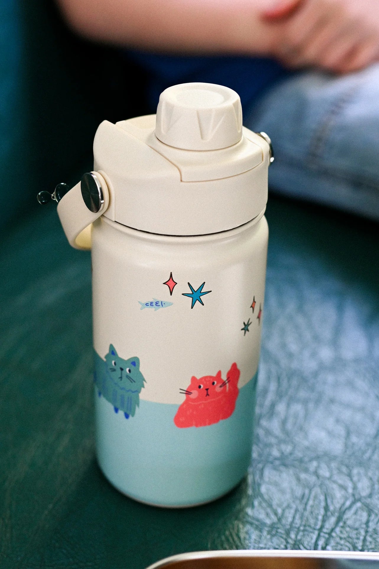 The Cotton Cloud - RVS Drinkfles - Meowtiful Cats