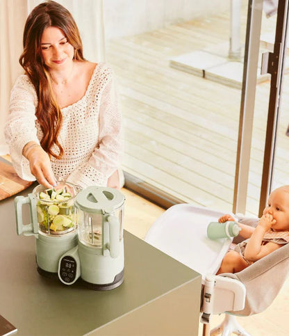 Babymoov Nutribaby Glass 2.0 - Stoomkoker - Celadon Green