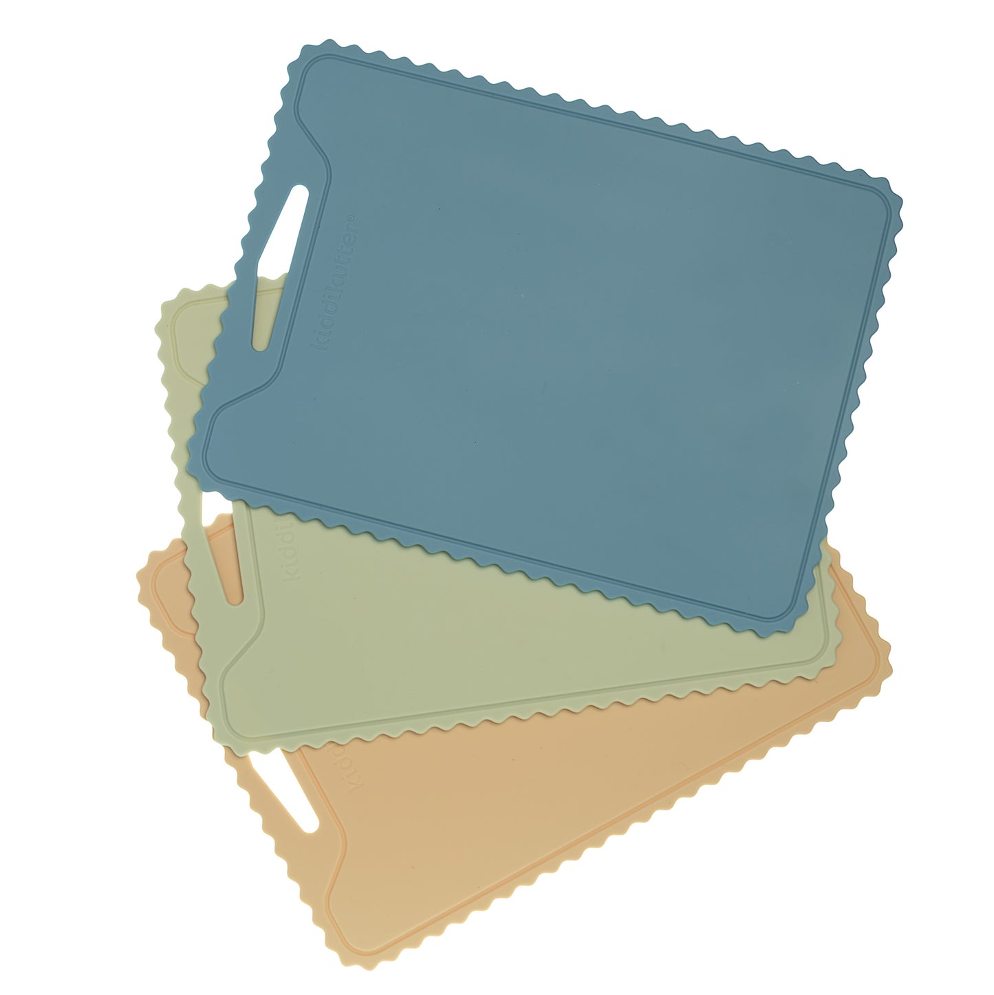 Kiddikutter Silicone Snijplank - Anti Slip - Sage