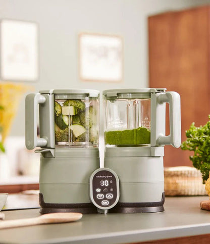 Babymoov Nutribaby Glass 2.0 - Stoomkoker - Celadon Green