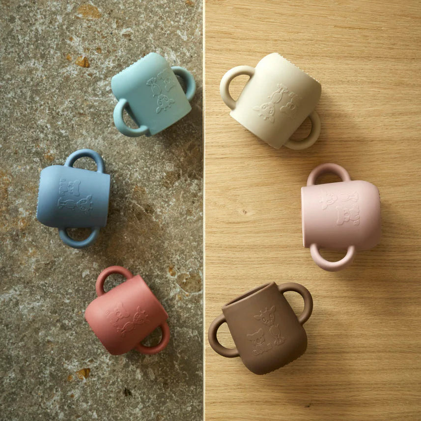 Nuuroo - Abiola drinkbeker met handvaten set van 2 - Acorn