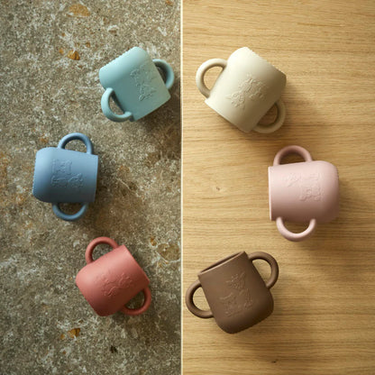 Nuuroo - Abiola drinkbeker met handvaten set van 2 - Acorn