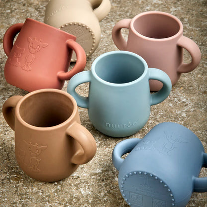 Nuuroo - Abiola drinkbeker met handvaten set van 2 - Acorn