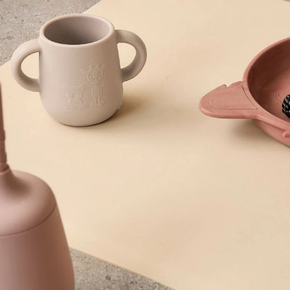 Nuuroo - Abiola drinkbeker met handvaten set van 2 - Cobblestone