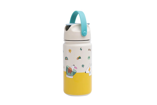 The Cotton Cloud - RVS Drinkfles - Funky Dogs