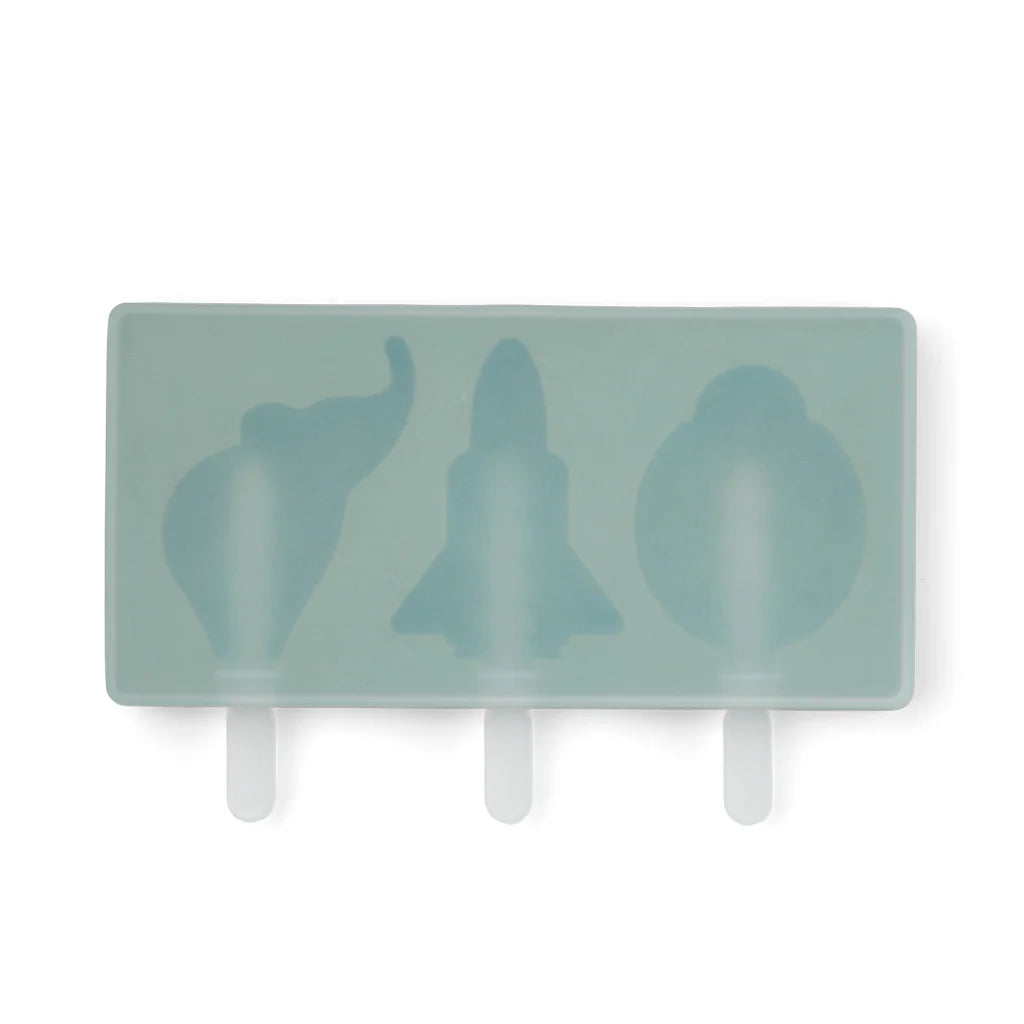 Nuuroo - Elin silicone ijsjesvormpjes - Dusty green