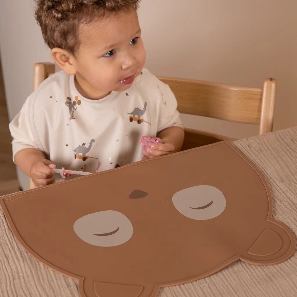 Nuuroo - Ester ear silicone placemat - Chocolate malt