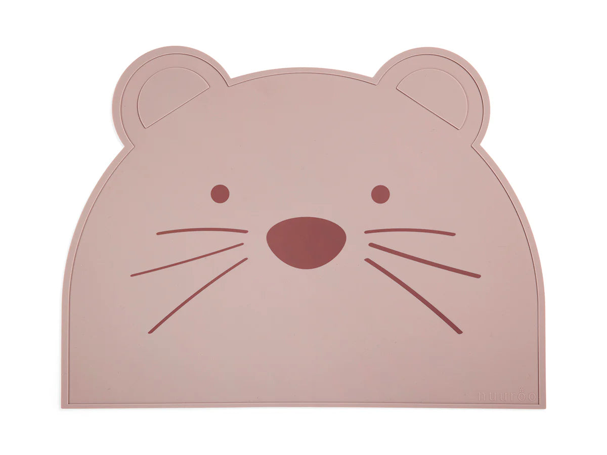Nuuroo - Ester ear silicone placemat - Woodrose