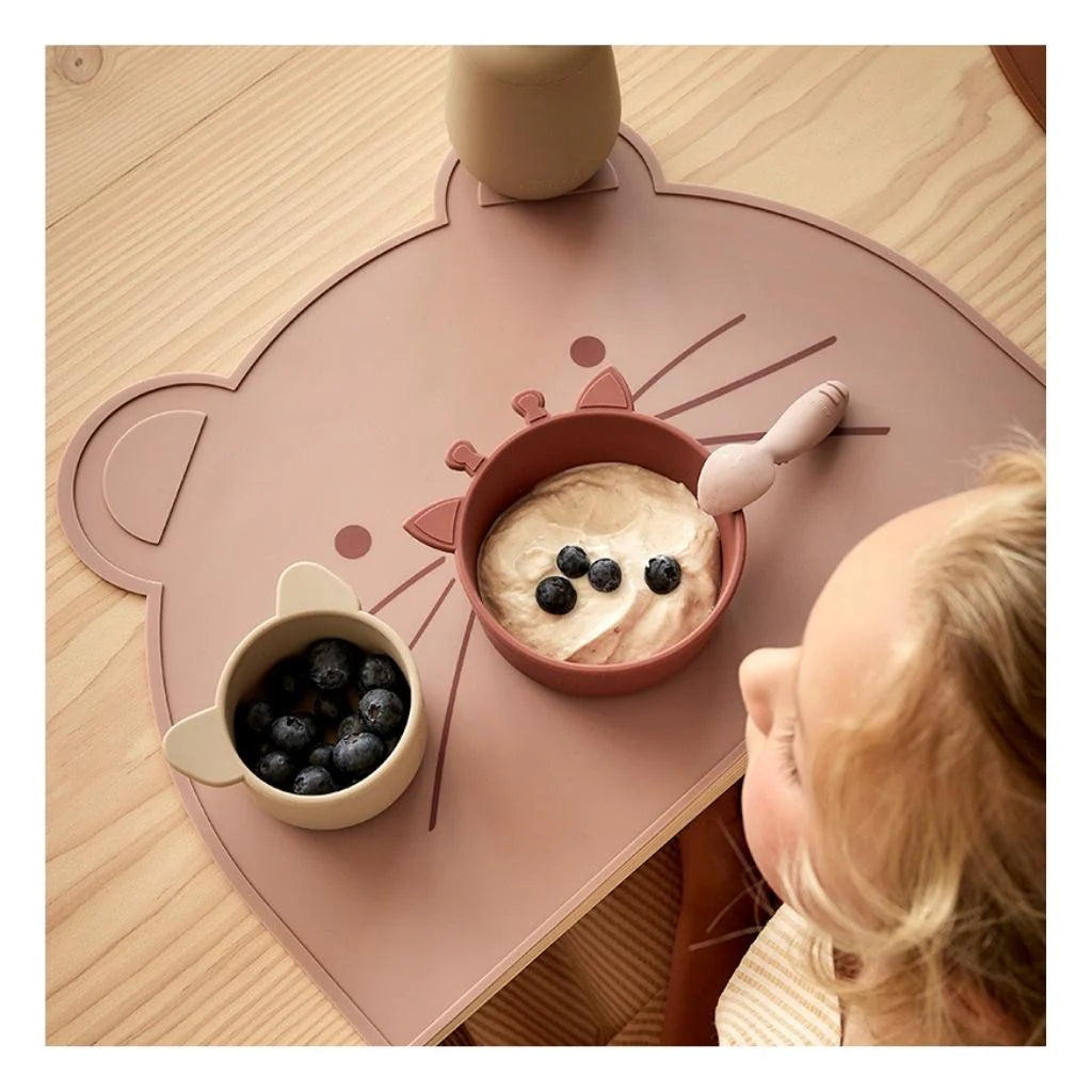Nuuroo - Ester ear silicone placemat - Woodrose