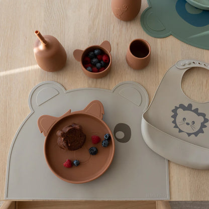 Nuuroo - Ester ear silicone placemat - Cobblestone