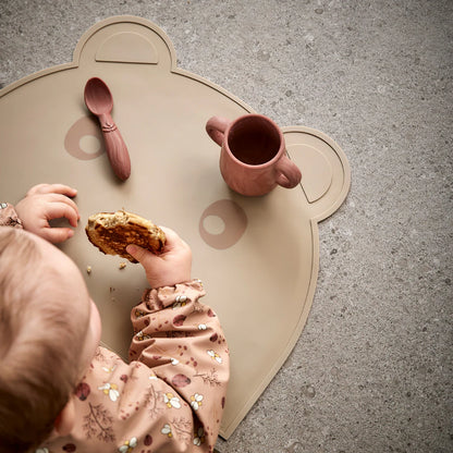 Nuuroo - Ester ear silicone placemat - Cobblestone