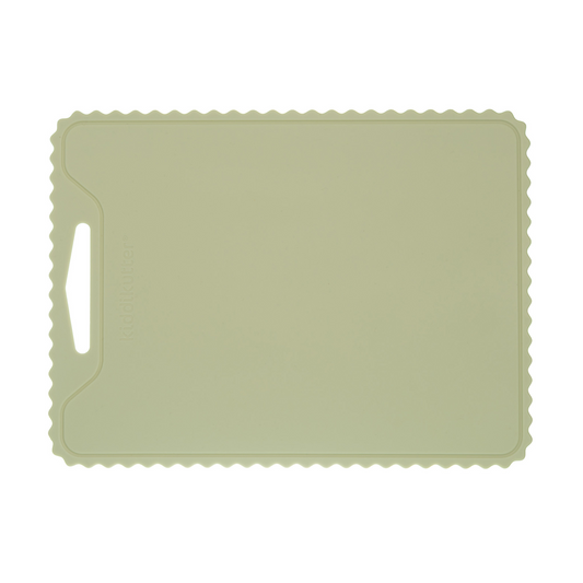 Kiddikutter Silicone Snijplank - Anti Slip - Sage