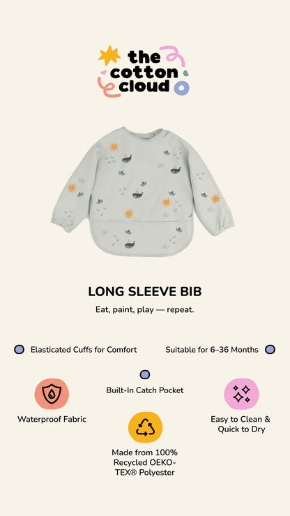 The Cotton Cloud - Slab met lange mouwen - Regenboog