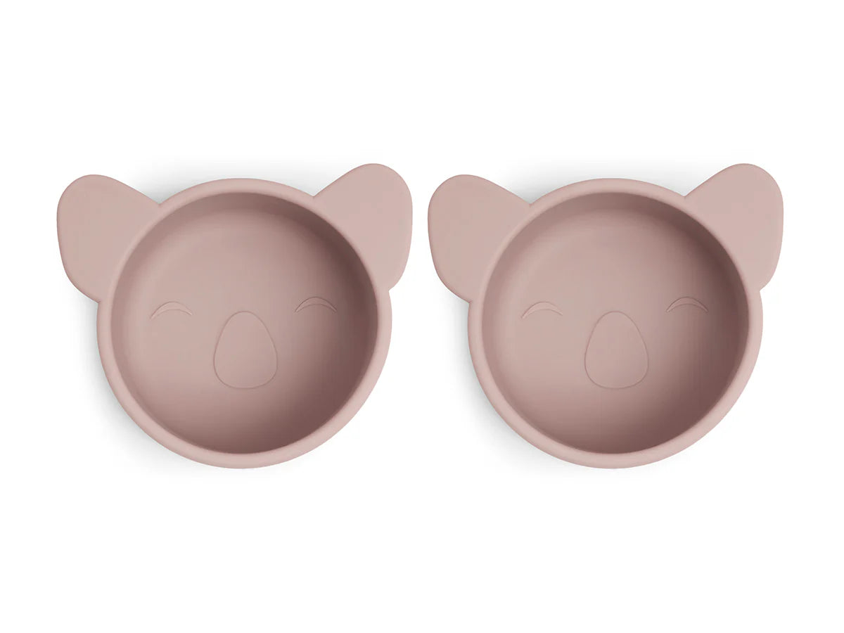 Nuuroo - Rosa silicone snack box Koala set van 2 - Woodrose