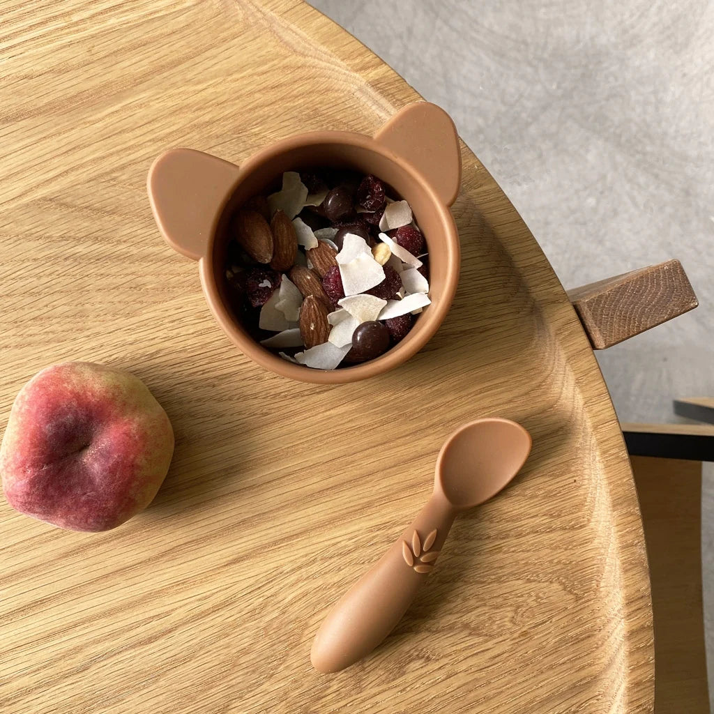 Nuuroo - Rosa silicone snack box Koala set van 2 - Caramel café