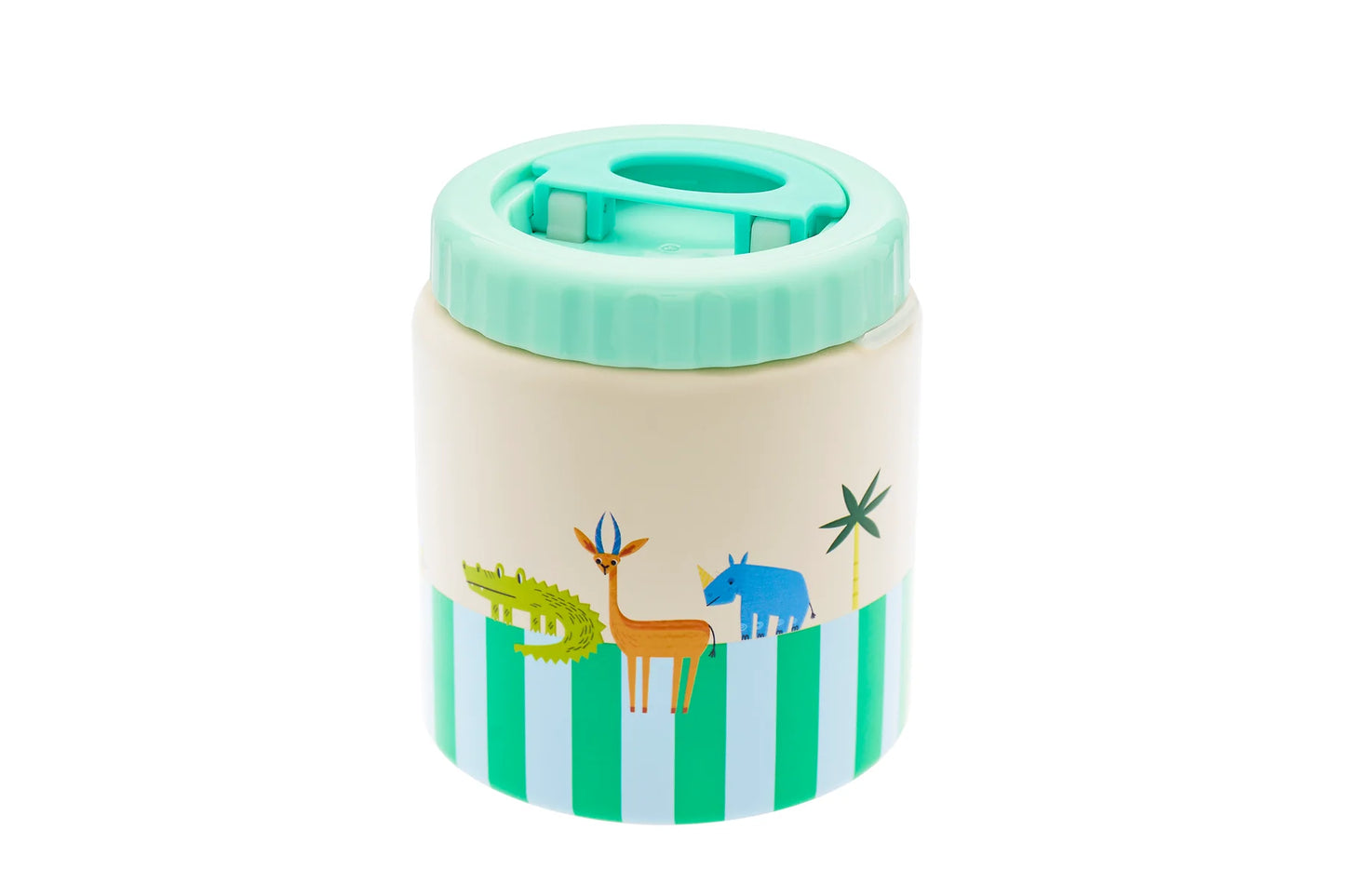 The Cotton Cloud - RVS Food Jar 500ml - Croc Rock