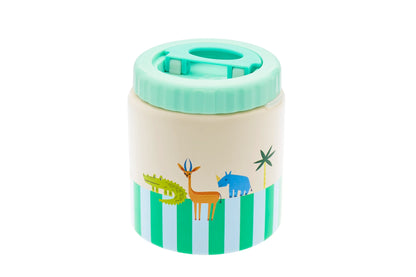 The Cotton Cloud - RVS Food Jar 500ml - Croc Rock