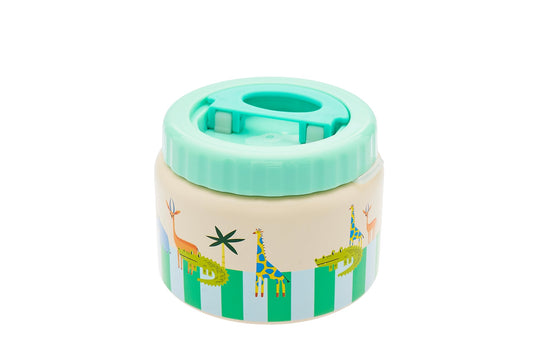 The Cotton Cloud - RVS Food Jar 350ml - Croc Rock