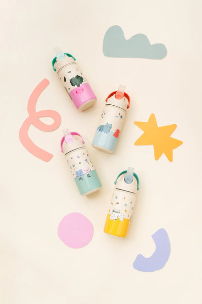 The Cotton Cloud - RVS Drinkfles - Meowtiful Cats