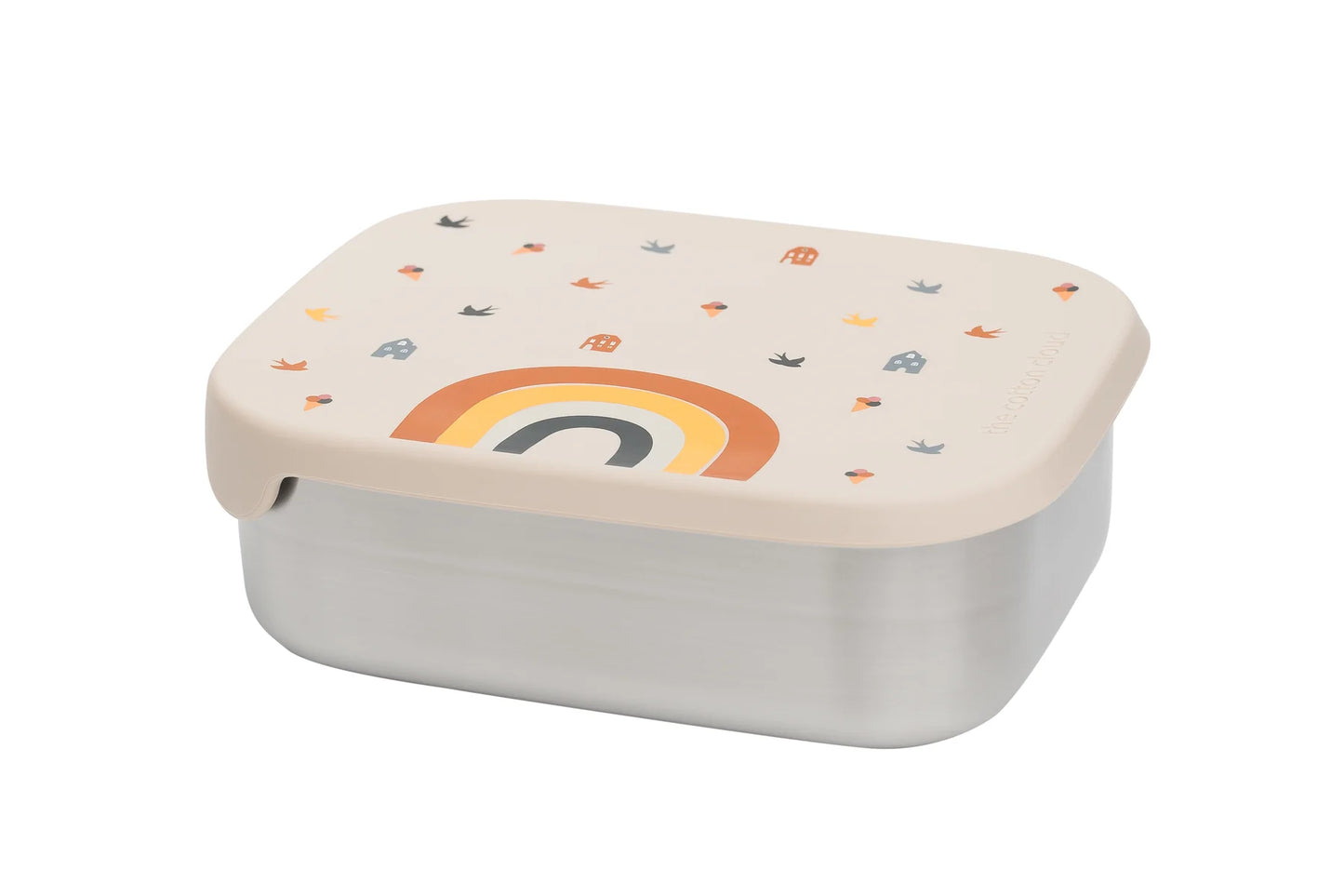 The Cotton Cloud - RVS Lunchbox - Rainbow