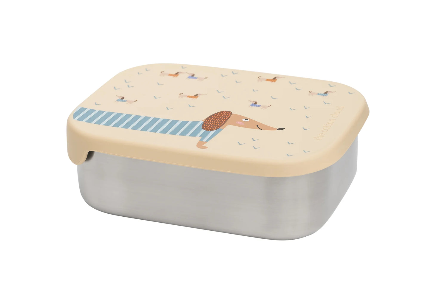 The Cotton Cloud - RVS Lunchbox - Teckel