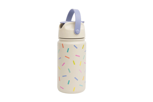 The Cotton Cloud - RVS Drinkfles - Confetti