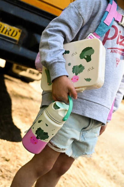 The Cotton Cloud - RVS Drinkfles - Veggie Pals
