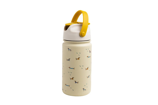 The Cotton Cloud - RVS Drinkfles - Teckel