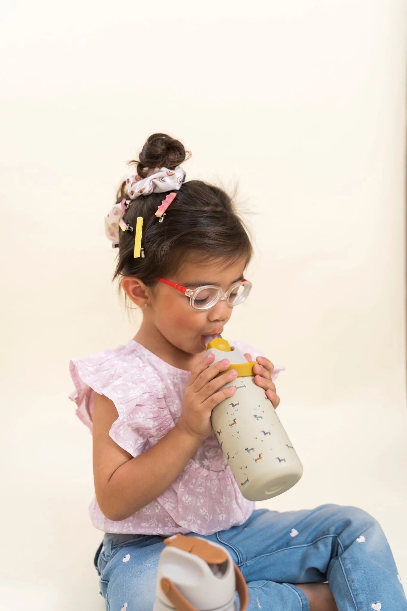 The Cotton Cloud - RVS Drinkfles - Teckel